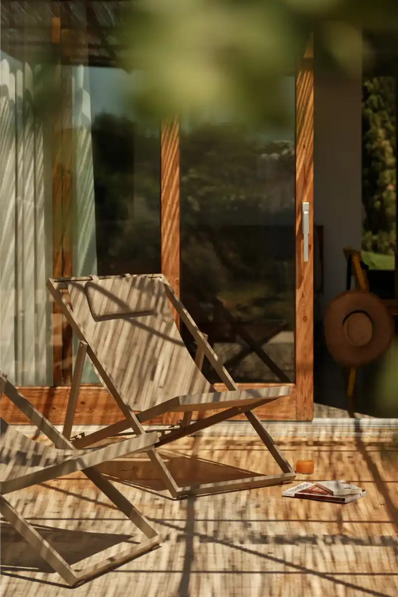 partment terrace sun loungers Sa Nau Agroturismo