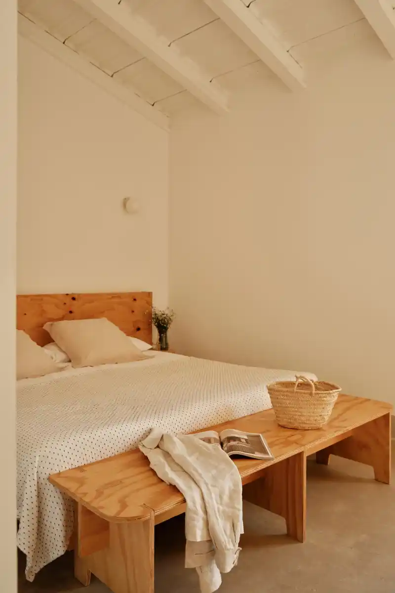Cama apartamento Sa Nau Agroturismo
