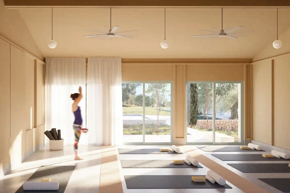 sala yoga sa nau espai sa nau agroturismo